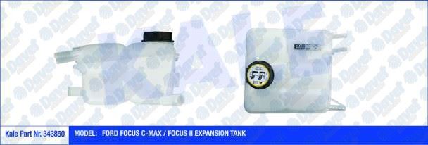 KALE-343850 Genlesme Tanki Focus Ii C Max Focus Ii 1.6tdci (03-08) (Kapakli)